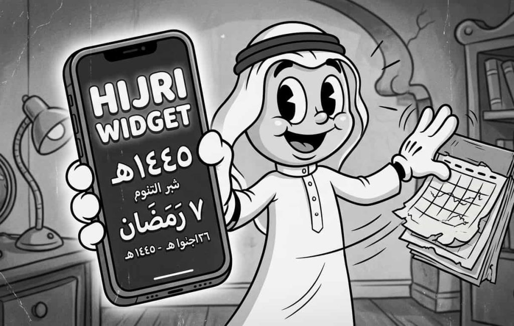 why i use a hijri widget instead of checking a calendar app